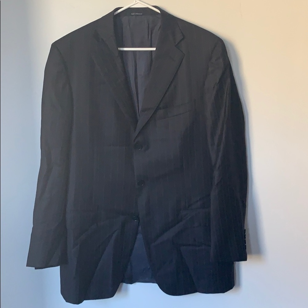 Men’s Ermenegildo Zegna 44R Navy Blue pinstripe